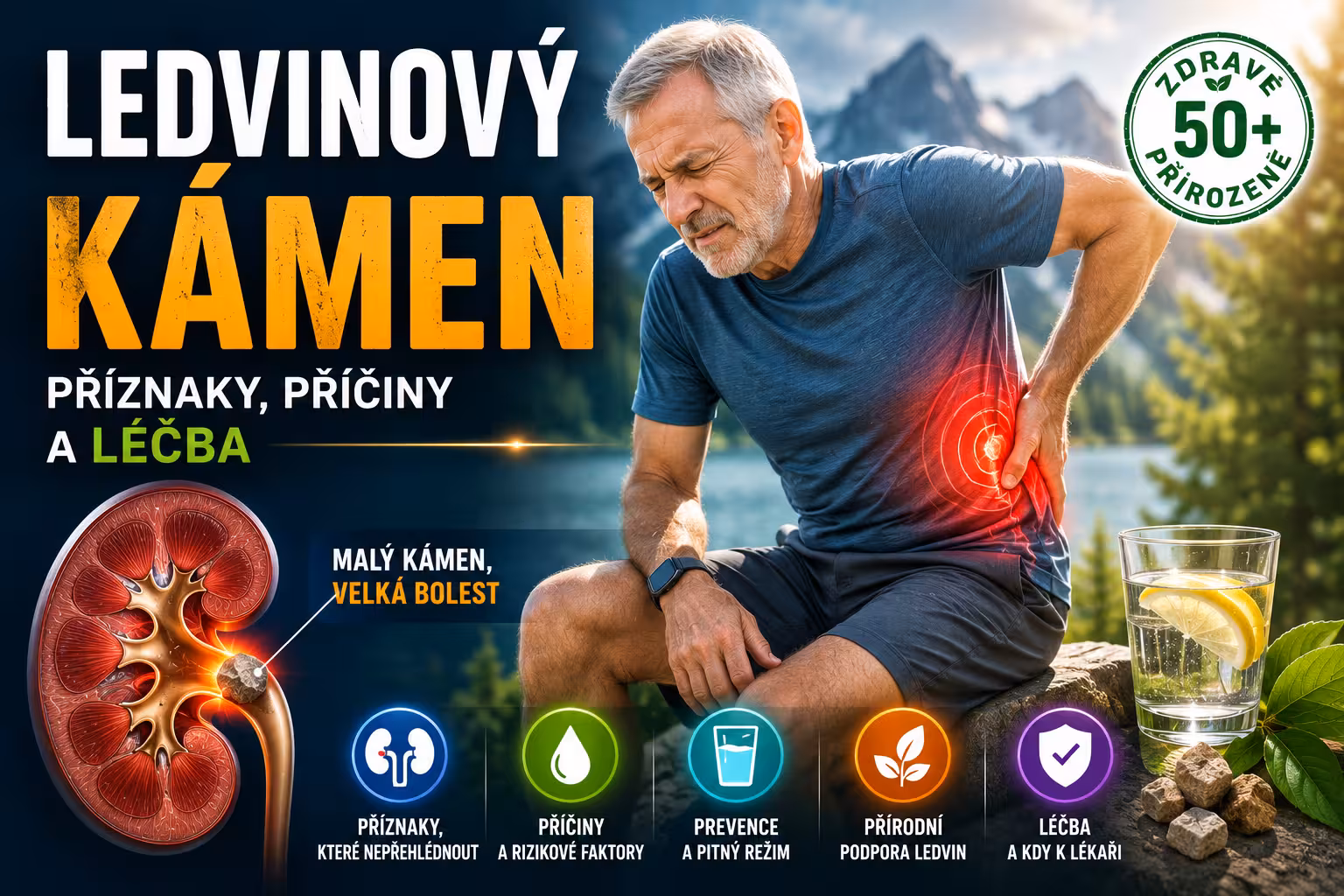 Ledvinový kámen: příznaky, příčiny a léčba | Levita.cz