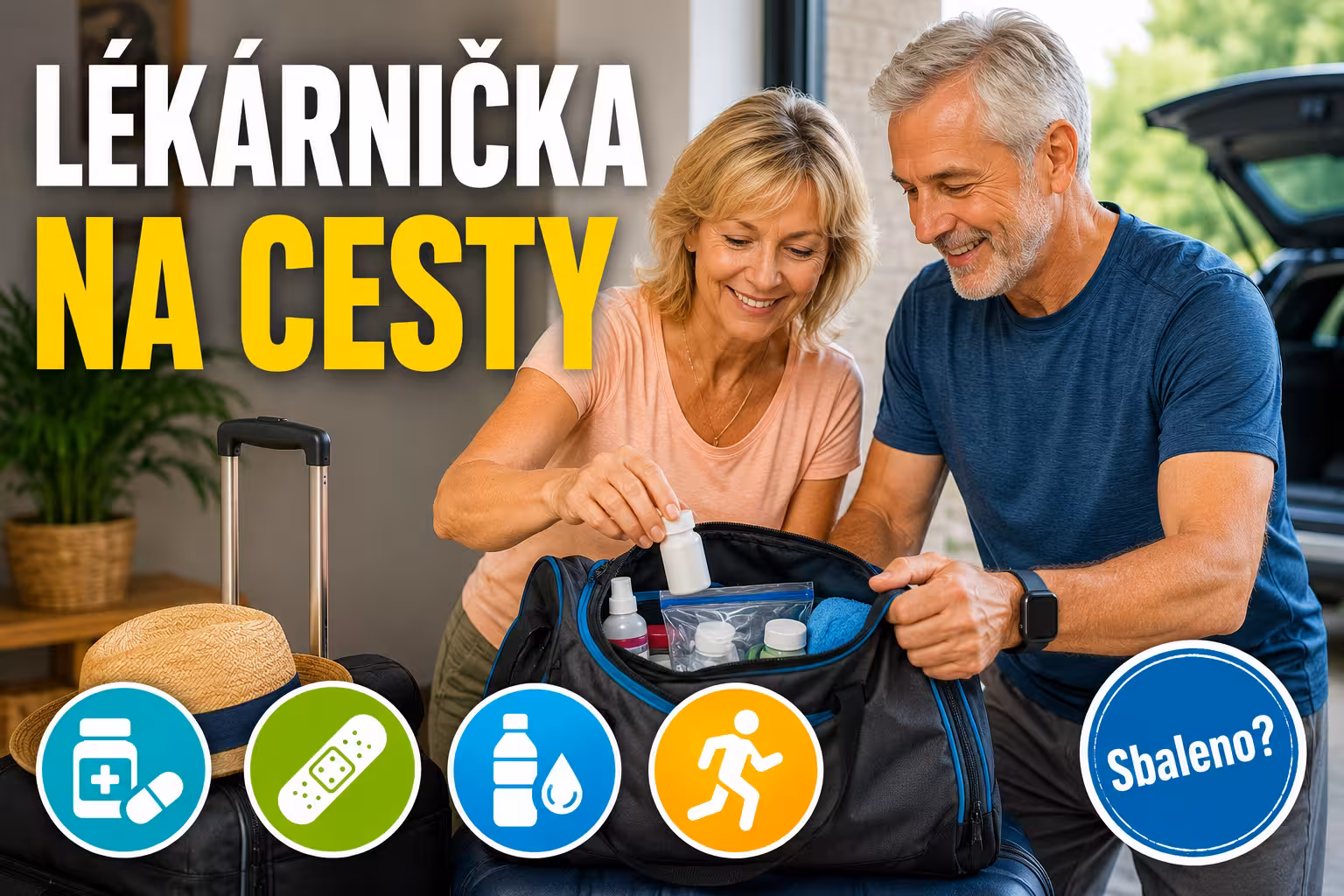 Fitness lékárnička na cesty – co sbalit | Levita.cz