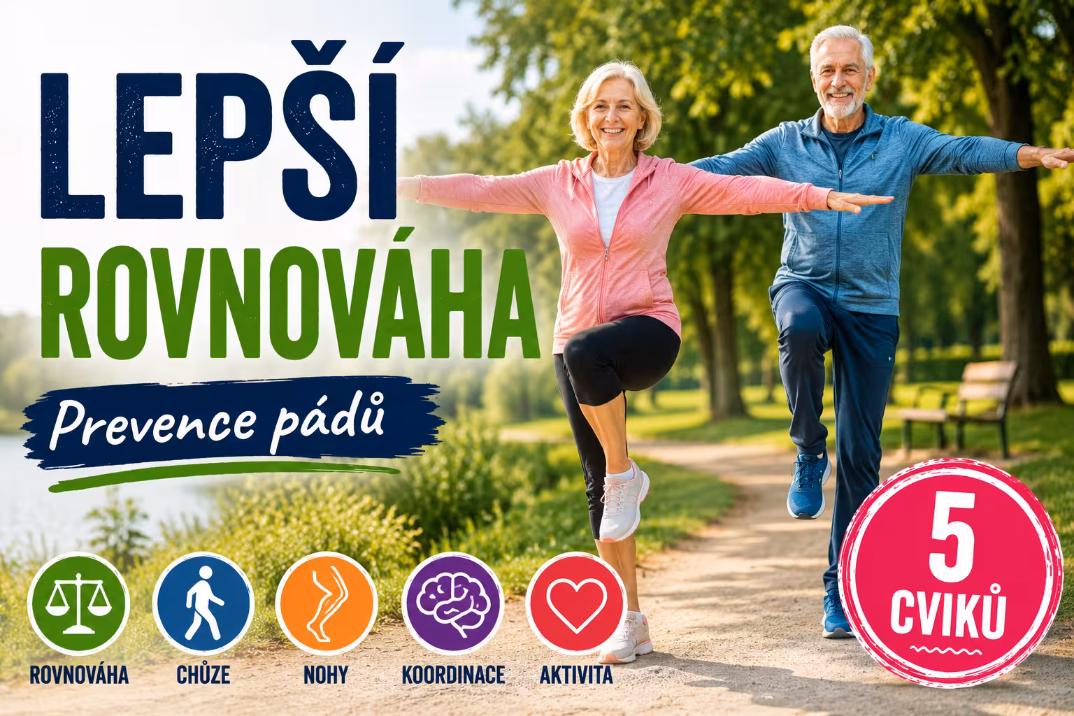 Cviky na rovnováhu – prevence pádů nejen pro seniory