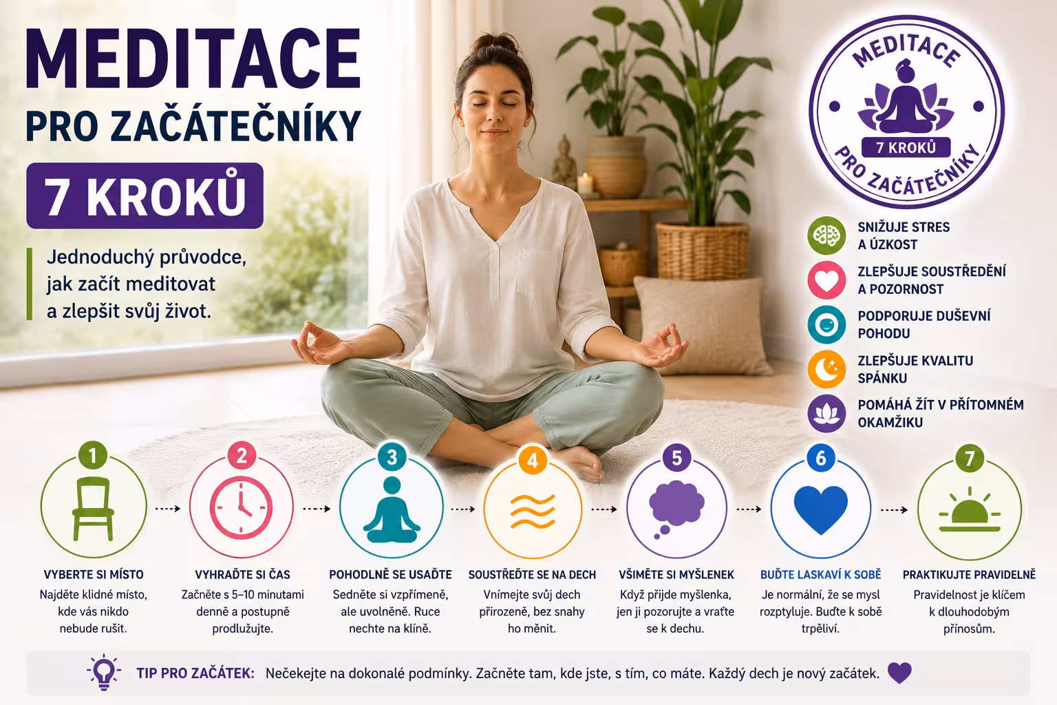 Meditace pro začátečníky – 7 jednoduchých kroků | Levita.cz