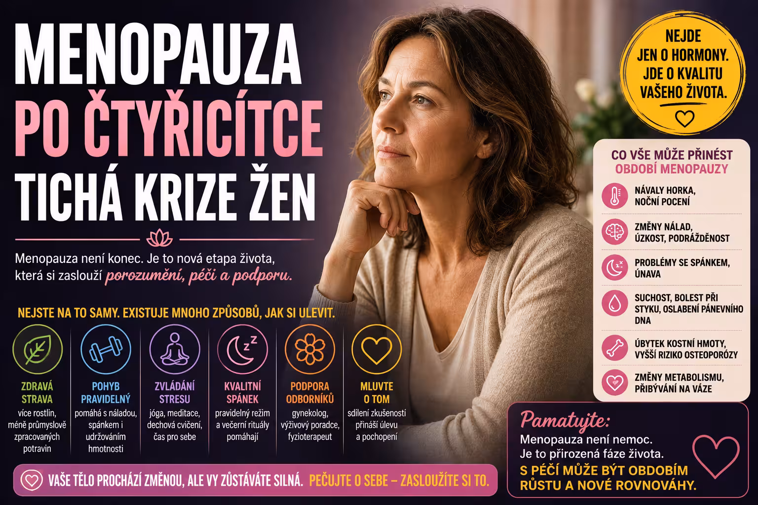 Menopauza po čtyřicítce: tichá krize žen | Levita.cz