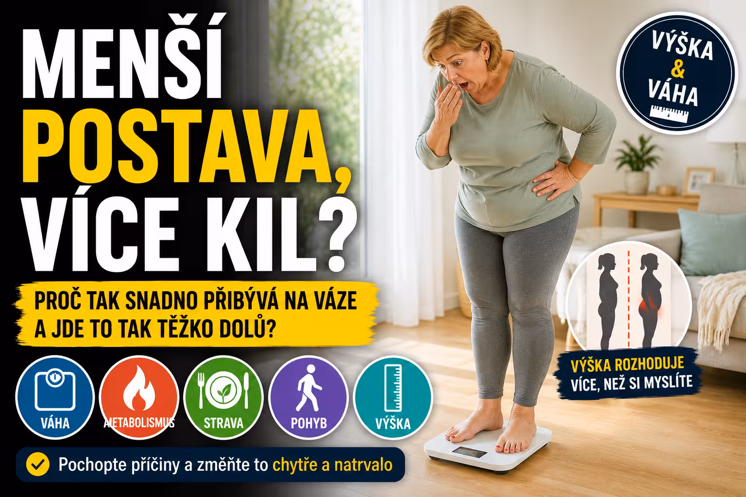 Proč menší lidé snáze přibírají | Levita.cz