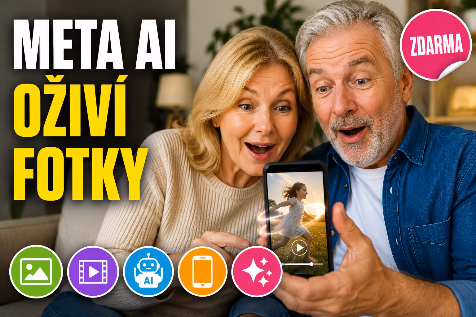 Meta AI: Chytrý asistent, který vidí, kreslí, mluví a teď i rozpohybuje vaše fotky