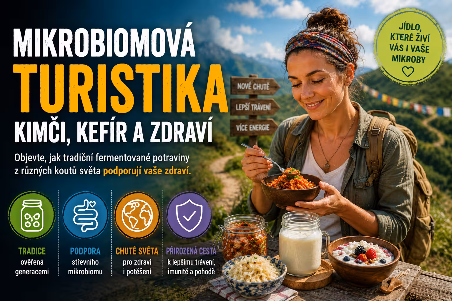 Mikrobiomová turistika: Jak vám kimči v Soulu nebo balkánský sýr mohou přeprogramovat střeva k lepšímu zdraví