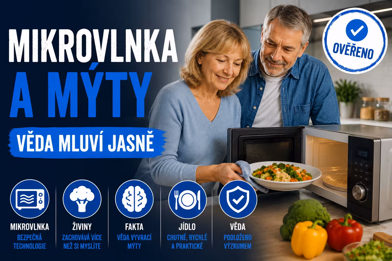 Ničí mikrovlnka živiny? Věda má jasnou odpověď na jeden z největších mýtů o vaření