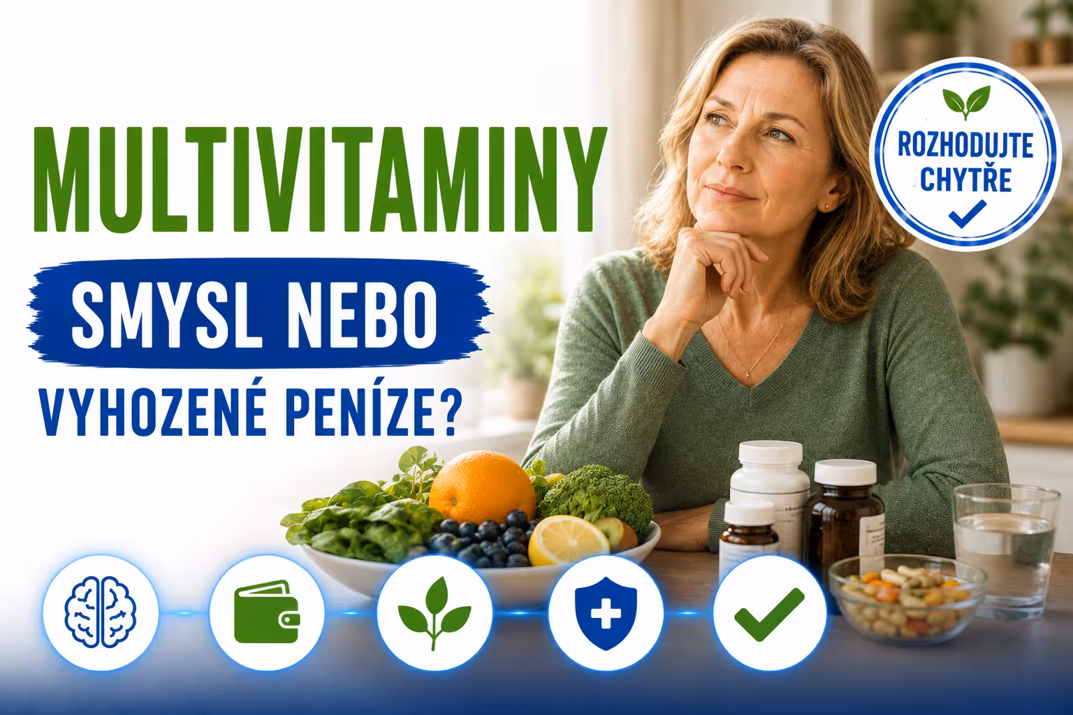 Multivitaminy: Vyhazování peněz, nebo smysluplná pojistka? Co říká věda