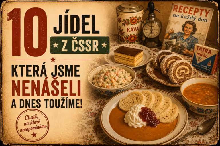 10 jídel z ČSSR, která jsme jako děti nesnášeli — a dnes po nich toužíme