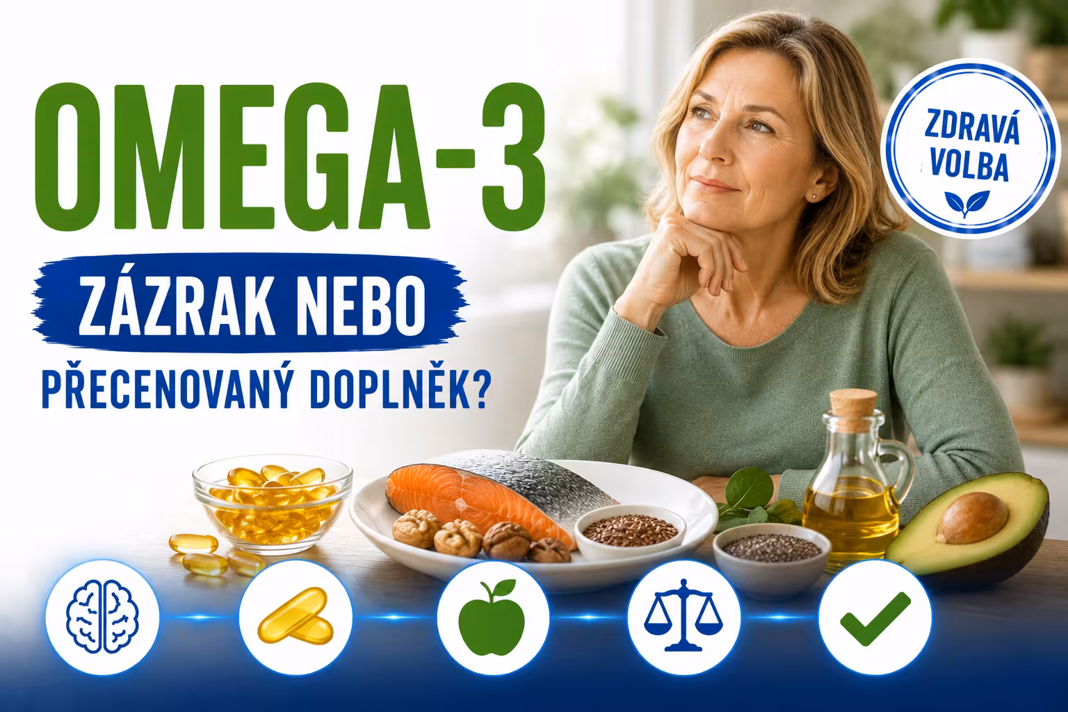 Omega‑3: Skutečný zázrak, nebo přeceňovaný doplněk? Co říkají data
