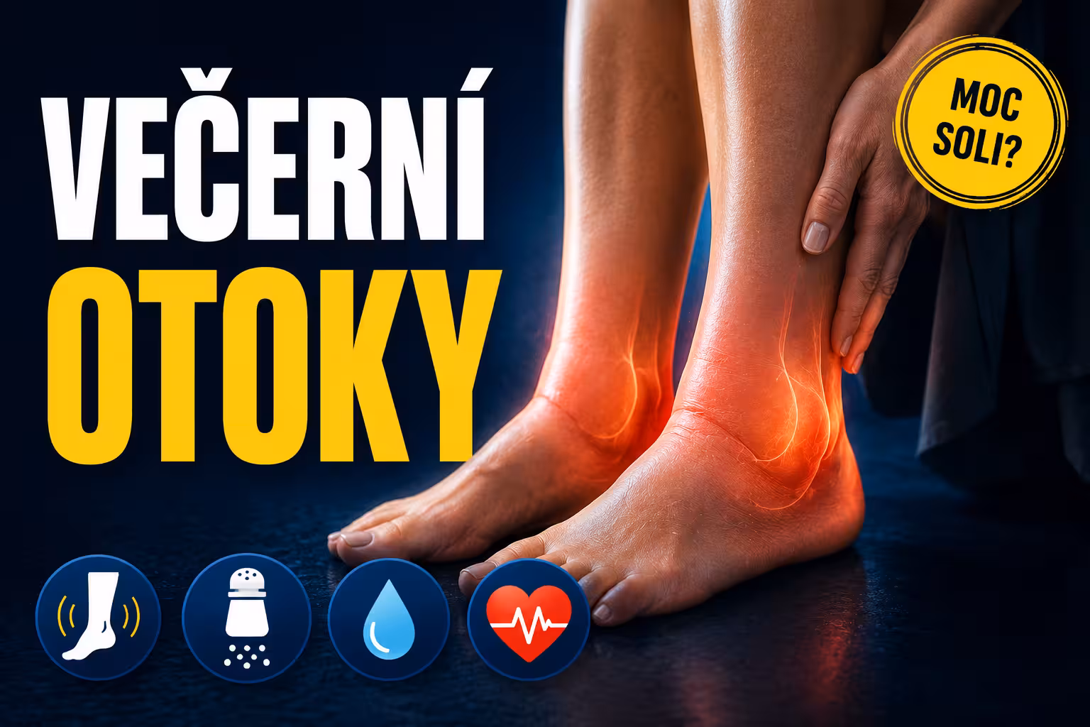Večerní otoky kvůli soli v potravinách | Levita.cz