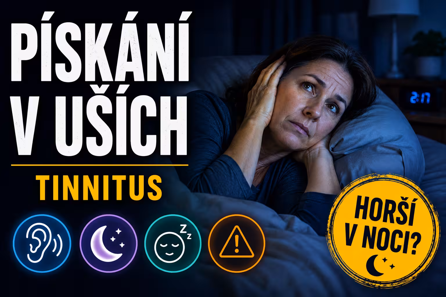 Tinnitus v noci: Jak spánek ovlivňuje pískání | Levita.cz