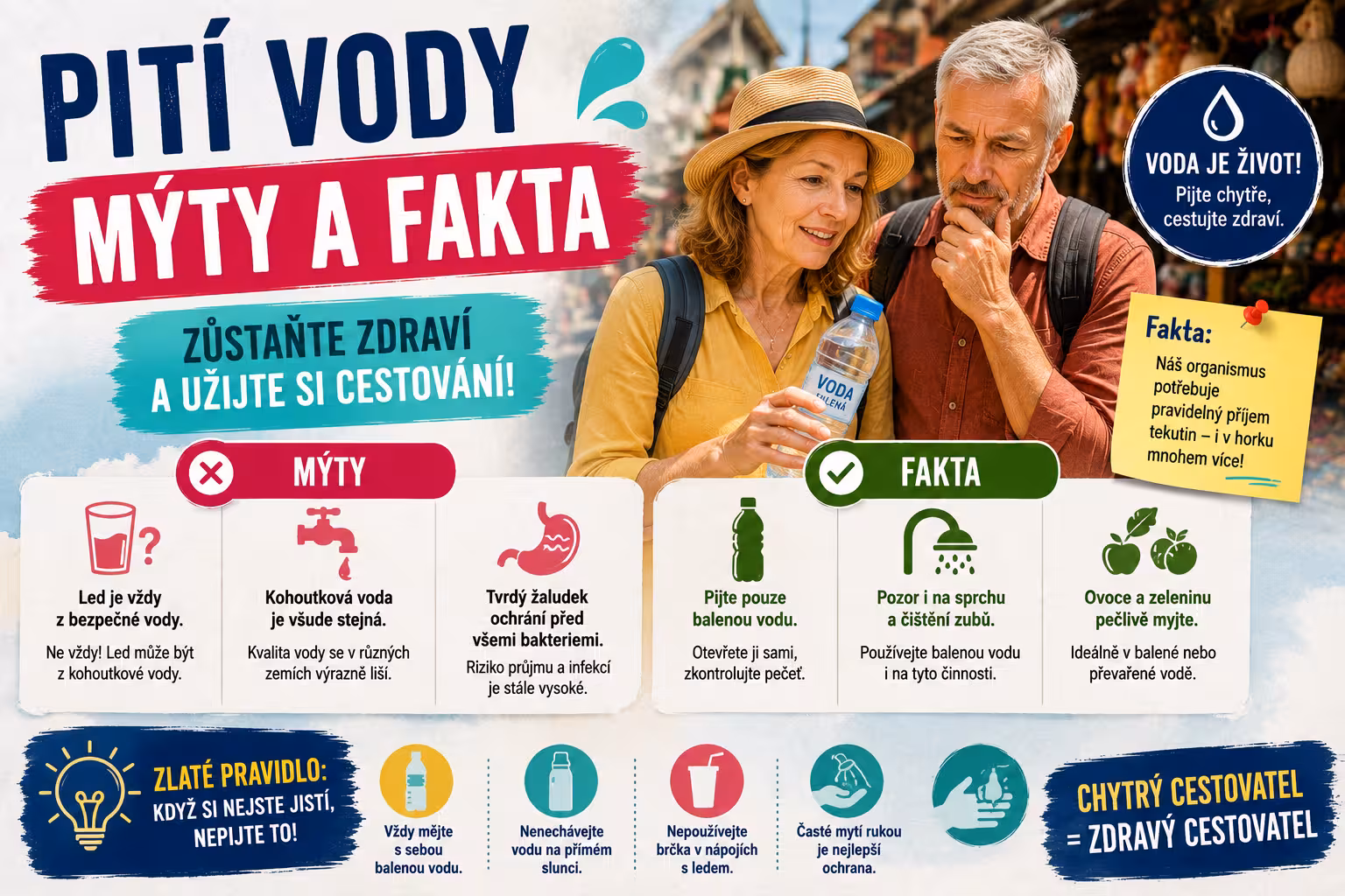 Pití vody: Jediný správný způsob? Proč tento mýtus nemá oporu ve vědě