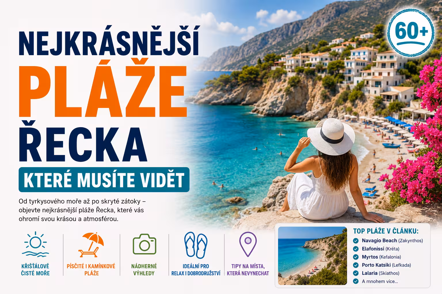 Nejkrásnější pláže Řecka, které musíte vidět (i když na pláž zrovna nejste)