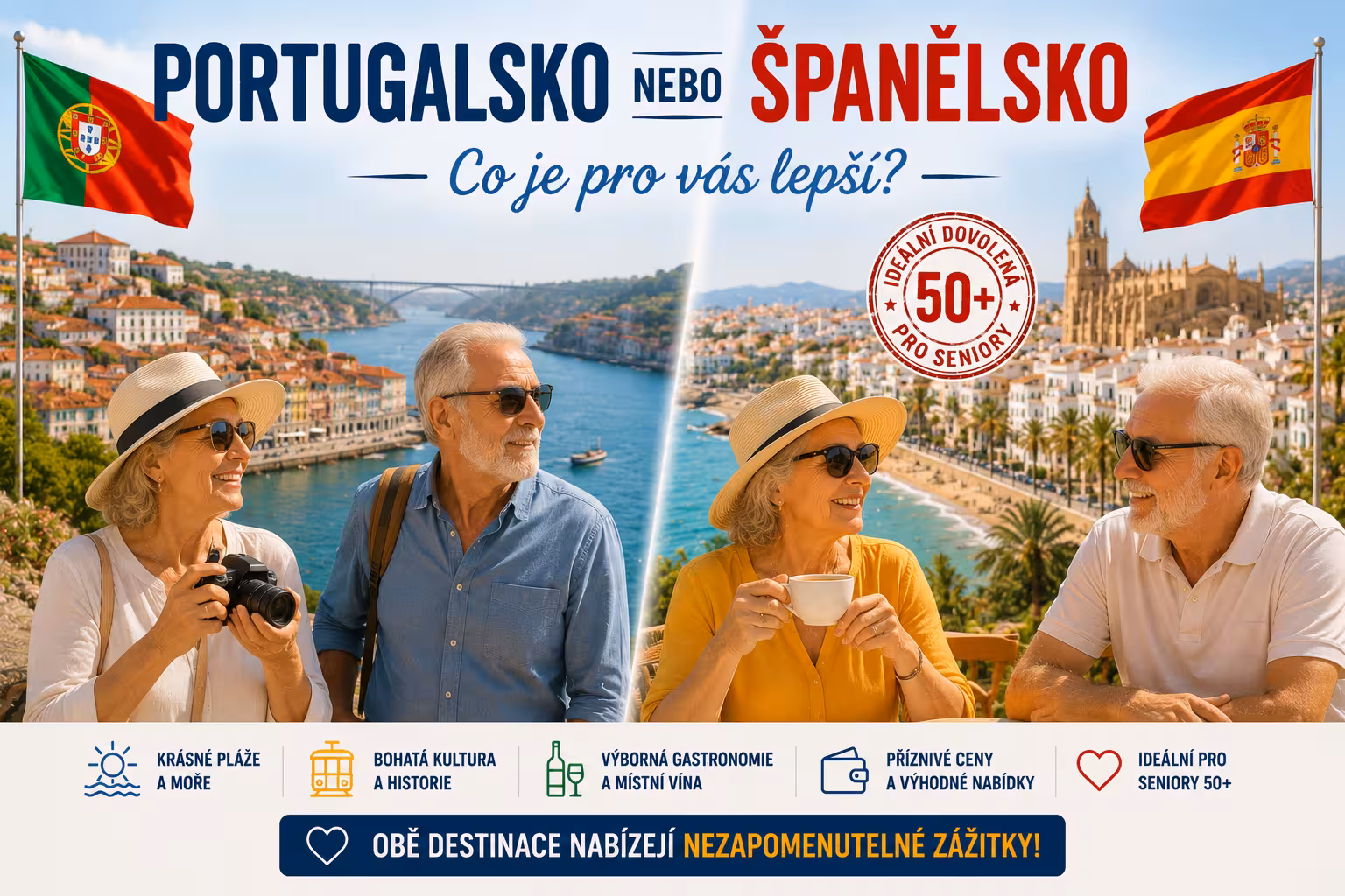 Portugalsko nebo Španělsko? Co je pro vás lepší | Levita.cz