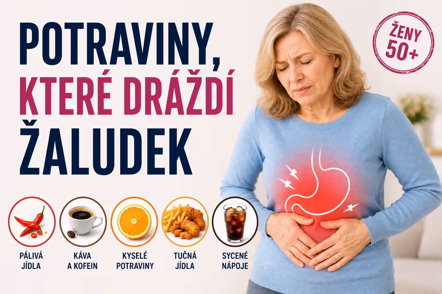 Potraviny, které dráždí žaludek | Levita.cz