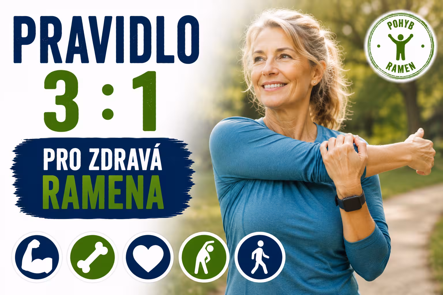 Pravidlo 3:1 pro zdravá ramena: Proč musíte v posilovně víc přitahovat než tlačit