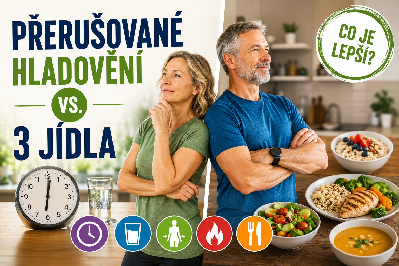 Přerušované hladovění vs. klasická 3 jídla denně – co je lepší pro hubnutí?