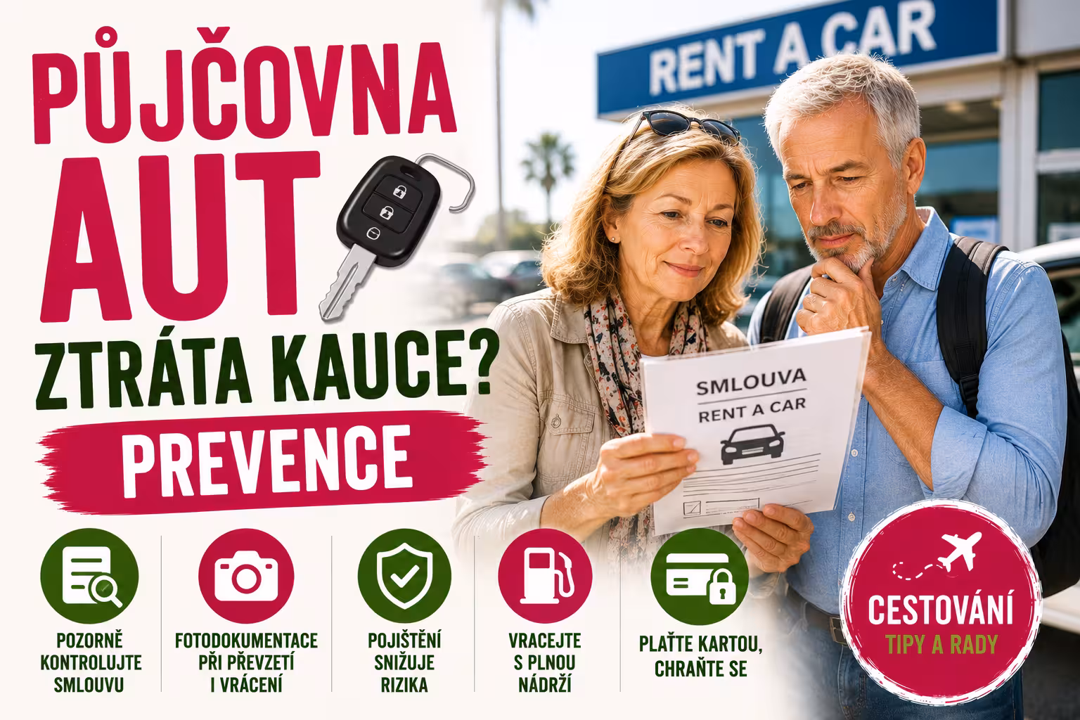 Půjčovna aut: jak zabránit ztrátě kauce | Levita.cz