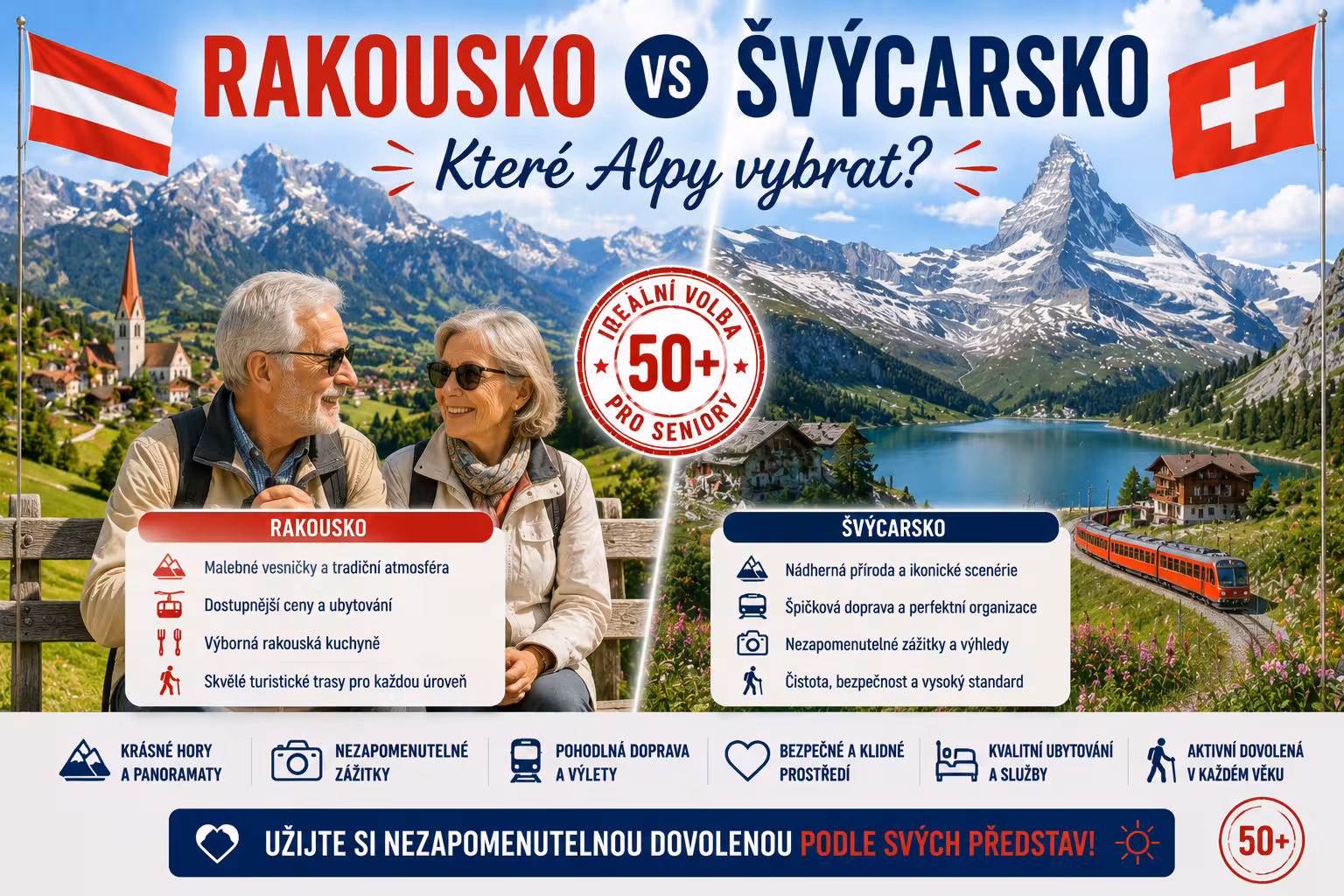 Rakousko nebo Švýcarsko: Které alpy? | Levita.cz
