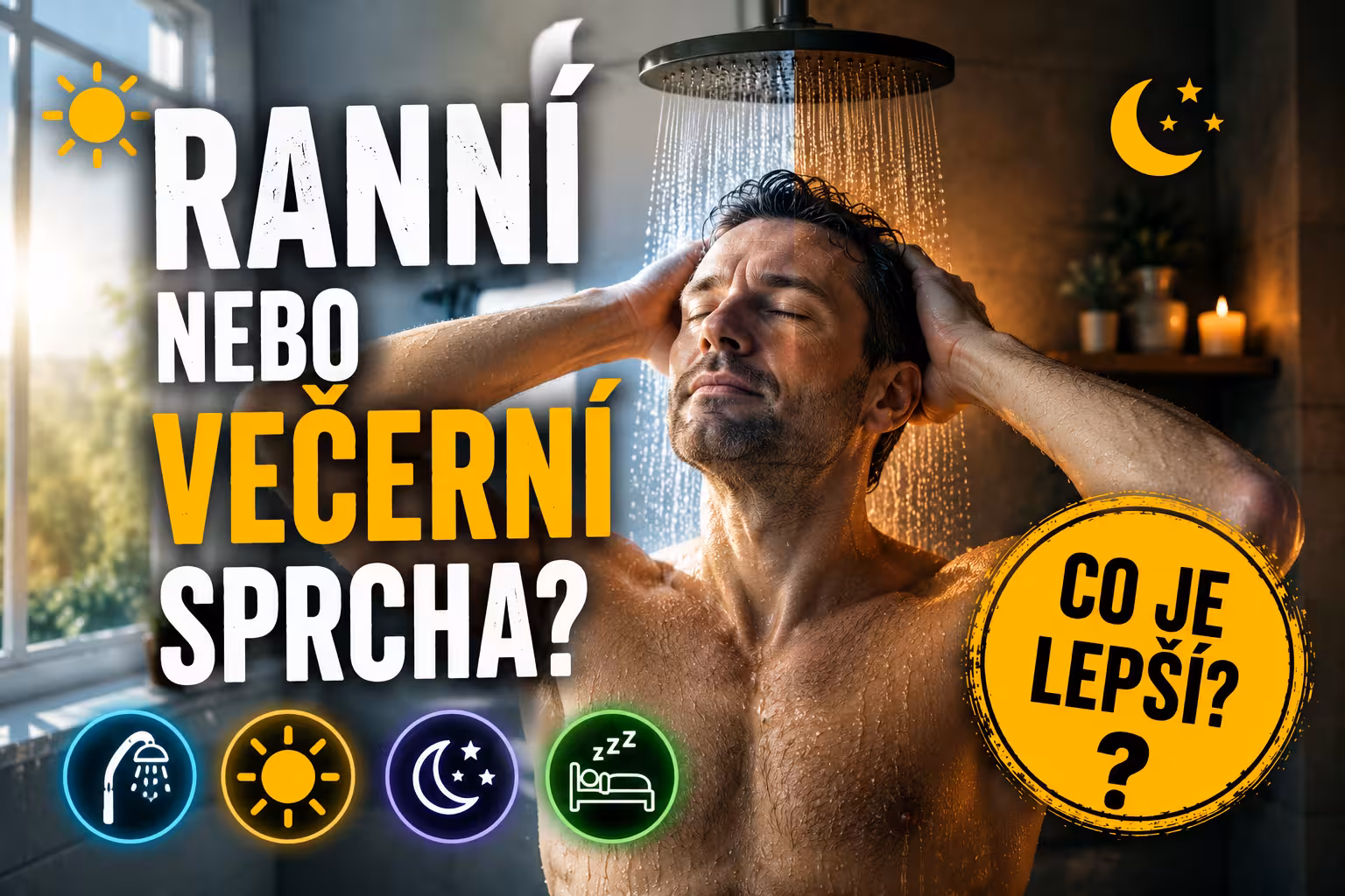 Večerní nebo ranní sprcha: co je lepší | Levita.cz