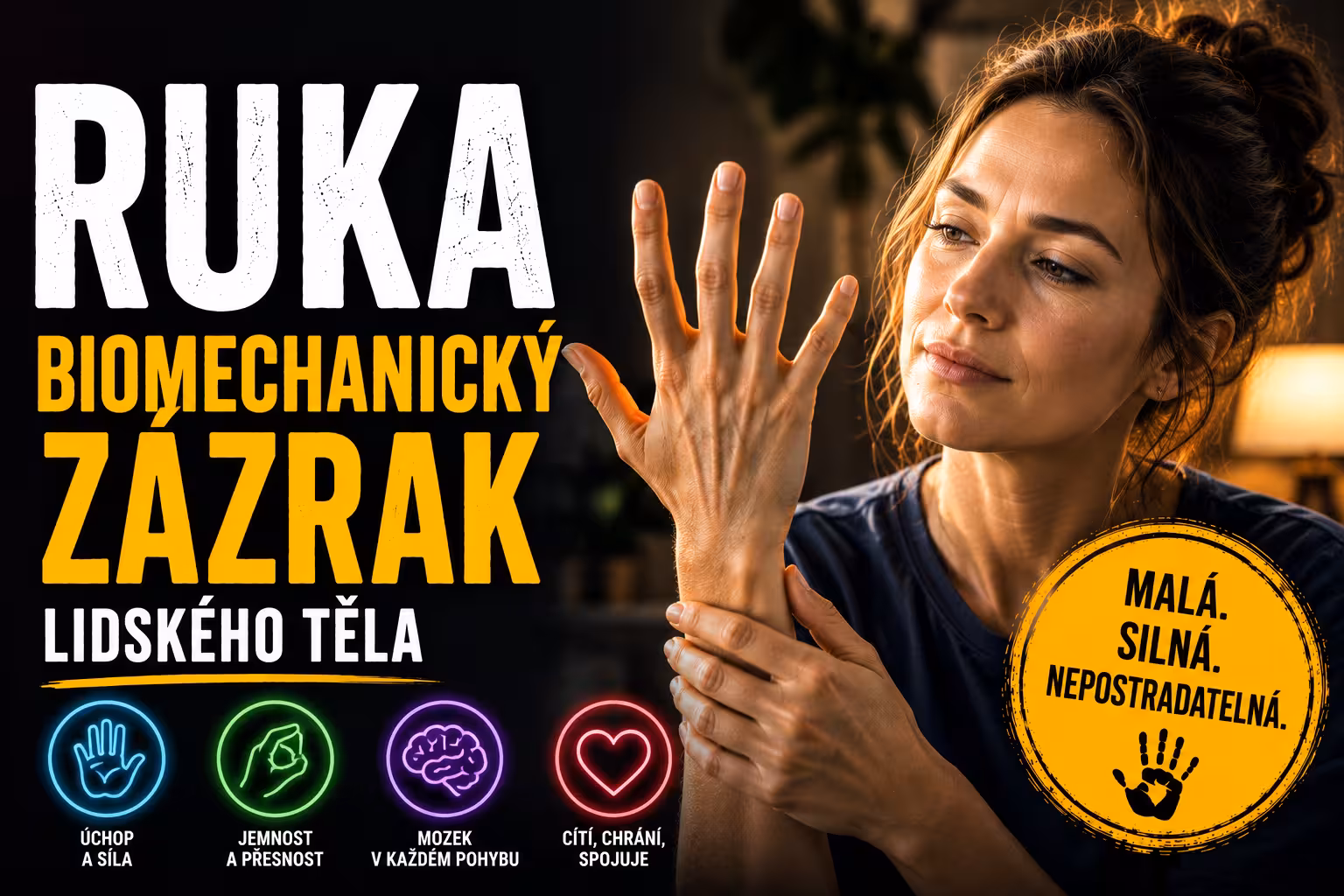 Zázrak jménem ruka: Proč je lidská končetina technickým divem, který ohýbá fyzikální zákony
