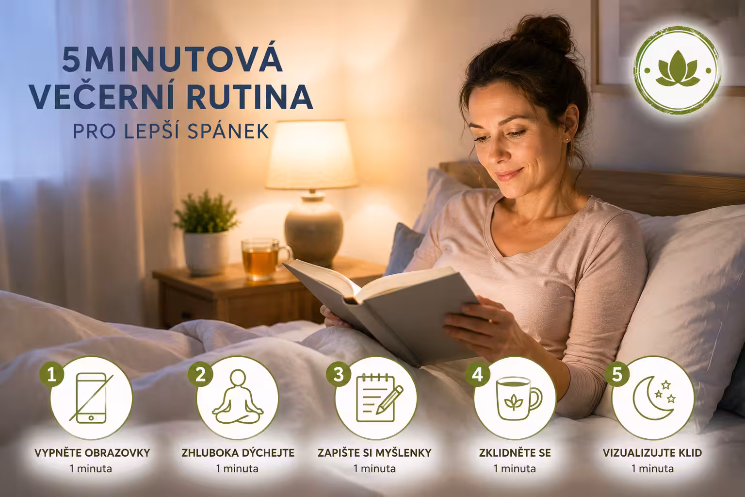 Pětiminutová večerní rutina pro lepší spánek | Levita.cz