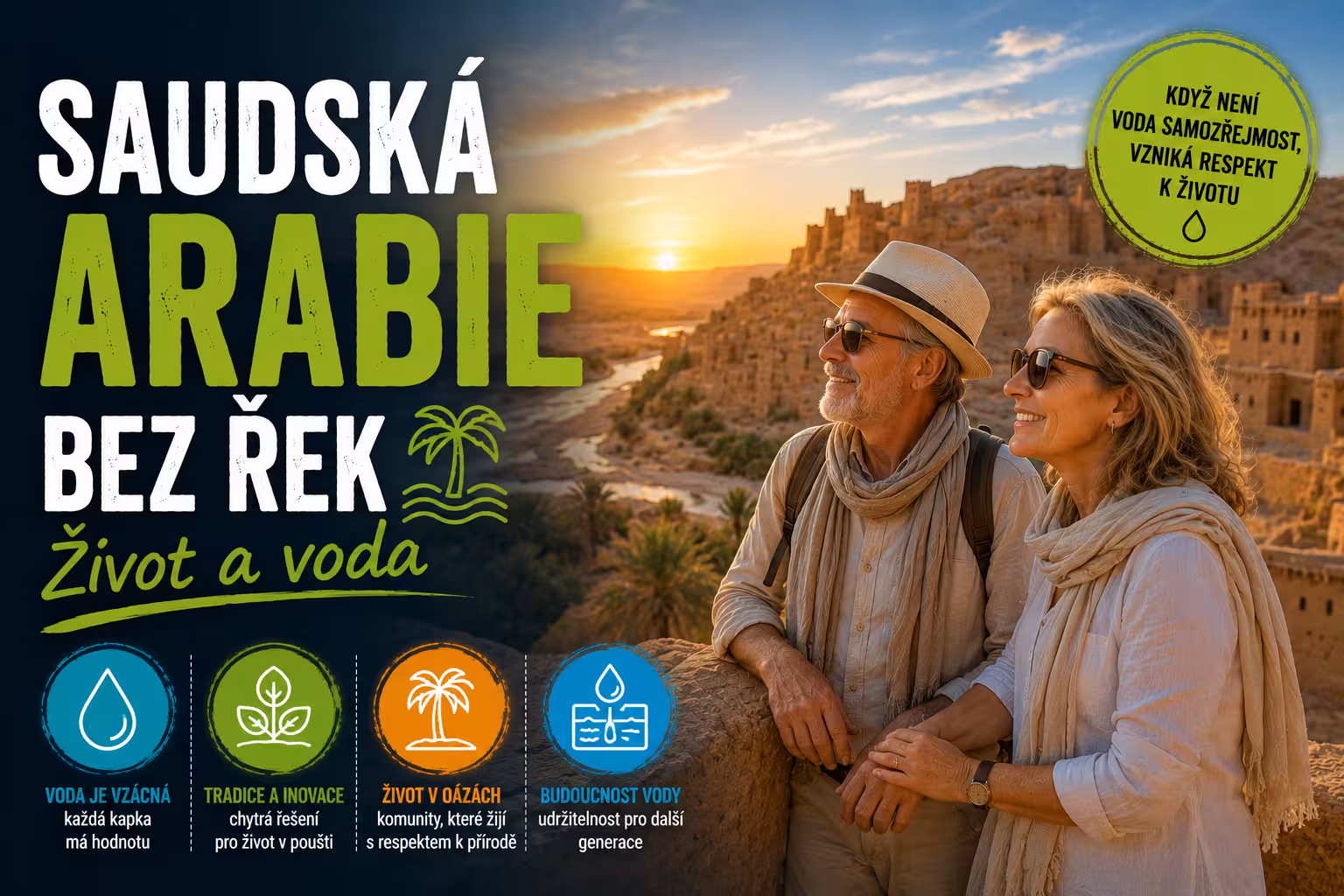 Země, kde neexistují řeky: Jak se žije v Saúdské Arábii bez tekoucí sladké vody