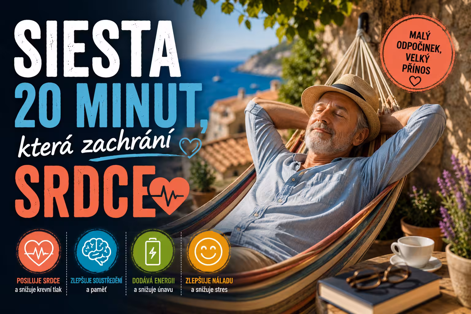 Proč jižní národy nespěchají a jak vám 20 minut odpoledního klidu může zachránit srdce