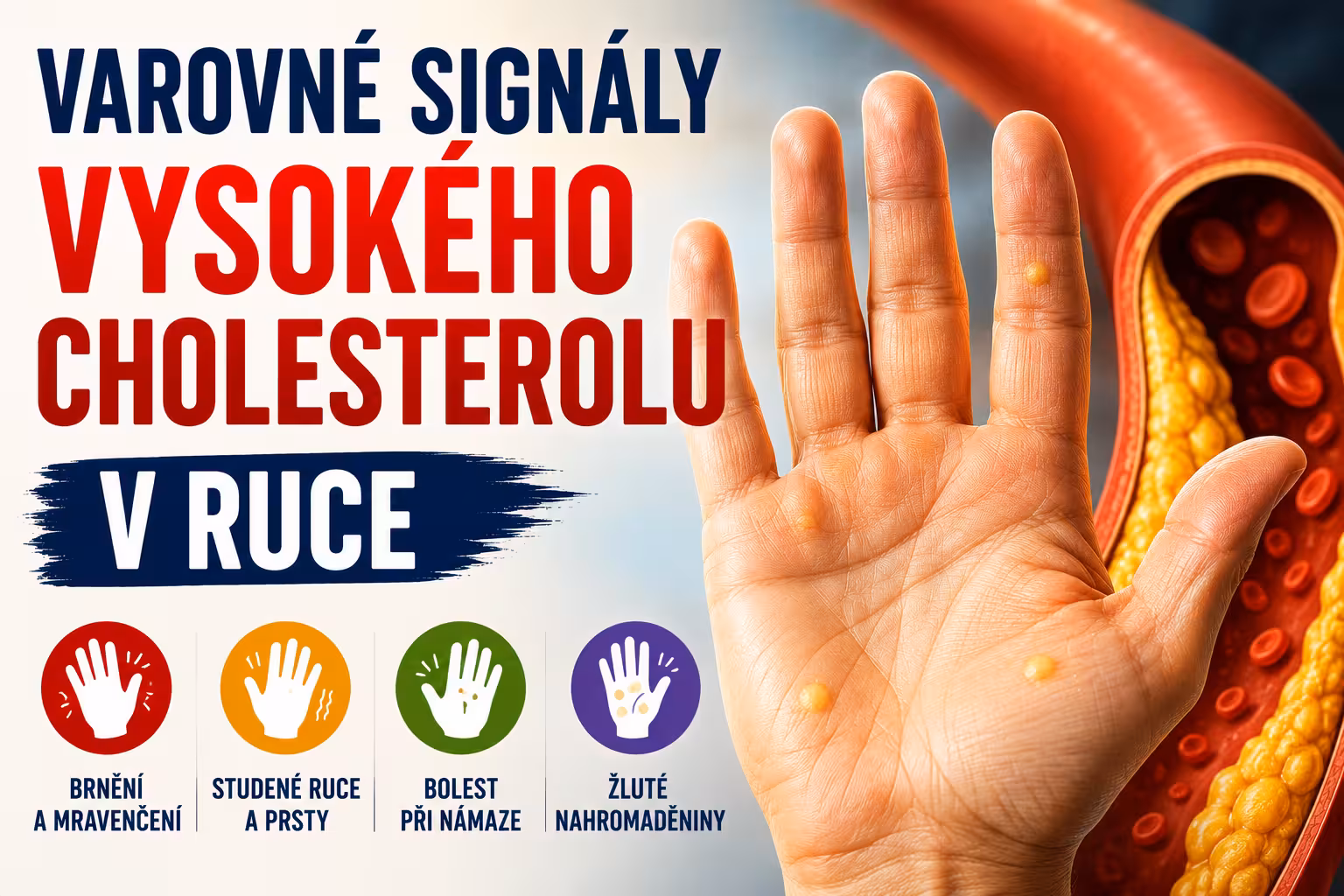 3 varovné signály vysokého cholesterolu | Levita.cz