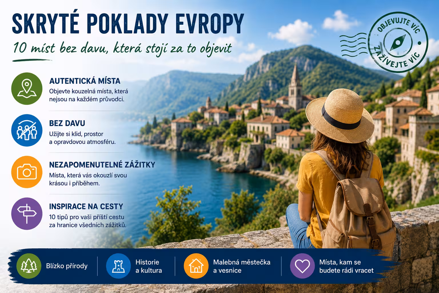 Nejpodceňovanější destinace Evropy: 10 míst, kde ještě nebyly davy turistů