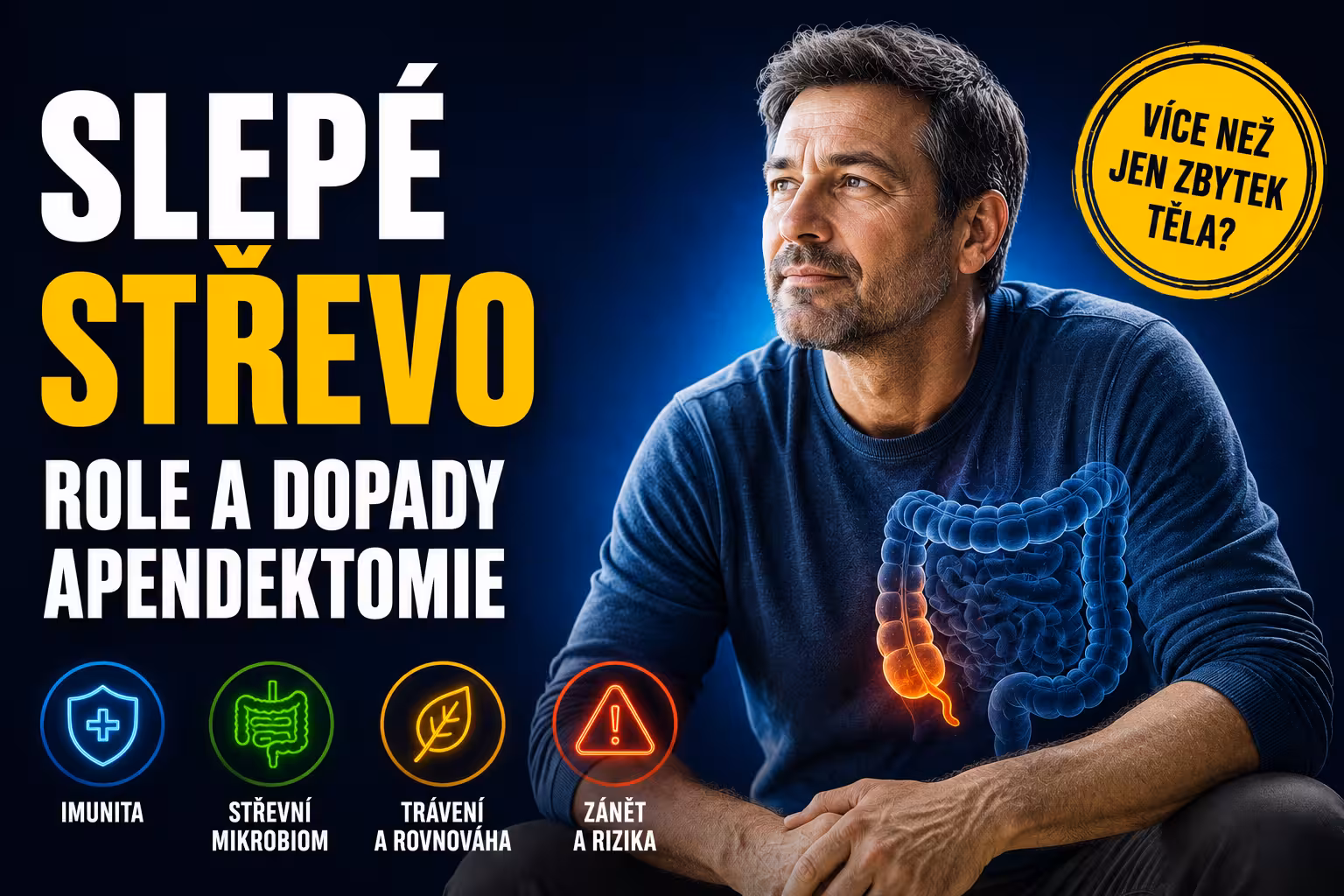 Slepé střevo: role a dopady apendektomie | Levita.cz