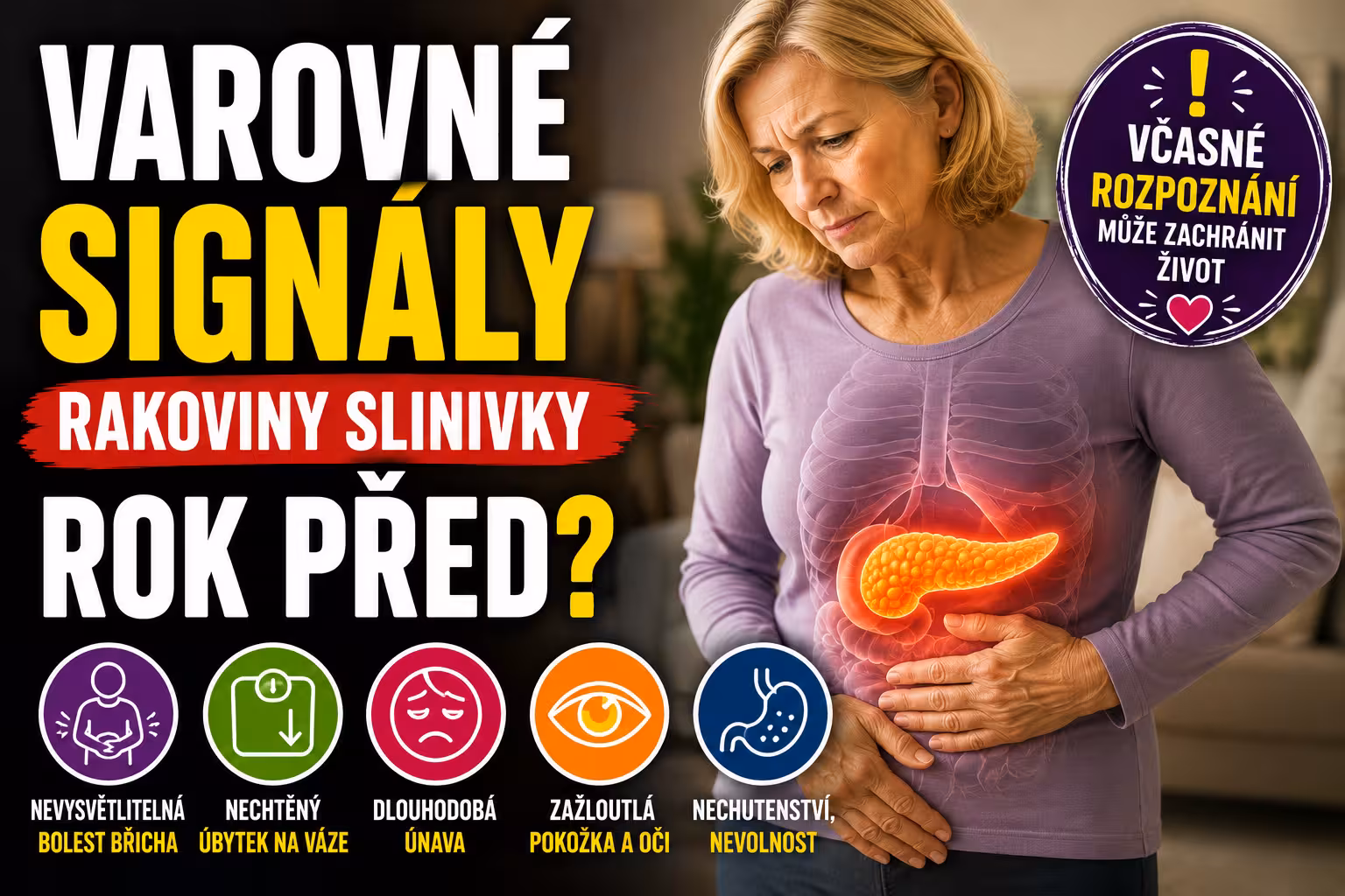 Varovné signály rakoviny slinivky rok před | Levita.cz