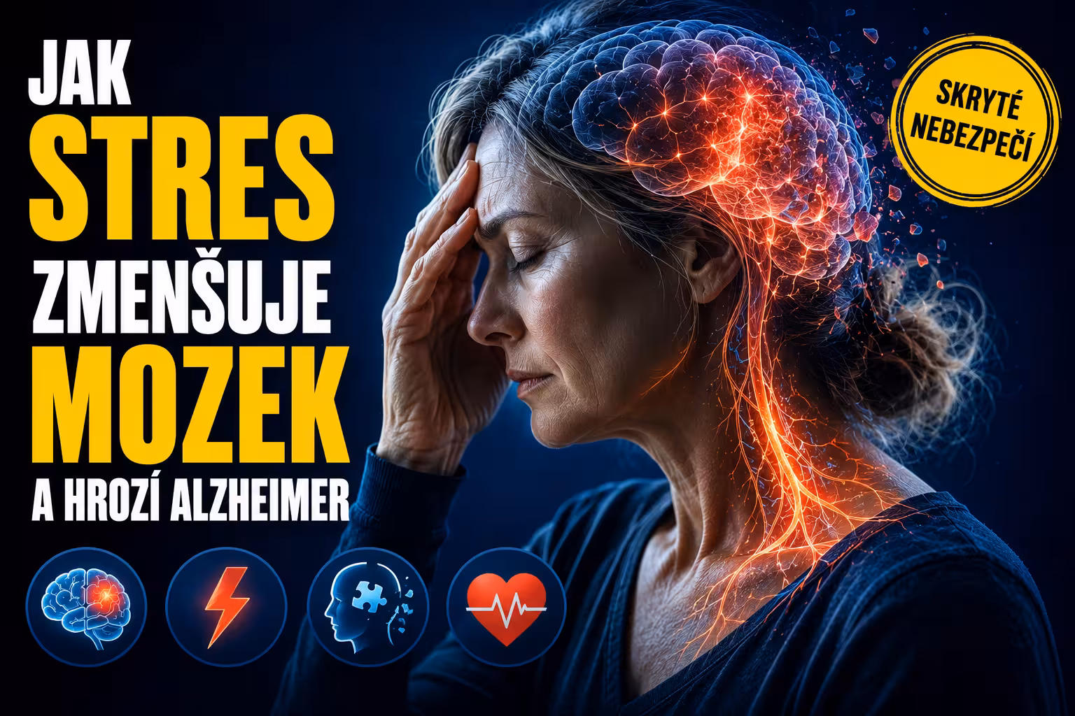 Jak stres zmenšuje mozek a hrozí Alzheimer | Levita.cz