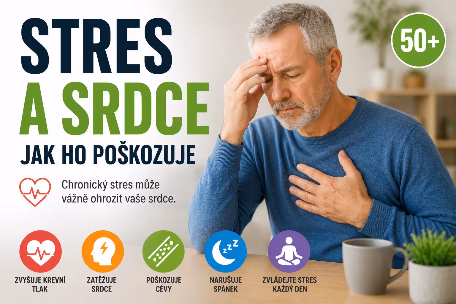 Stres a srdce: jak ho poškozuje | Levita.cz