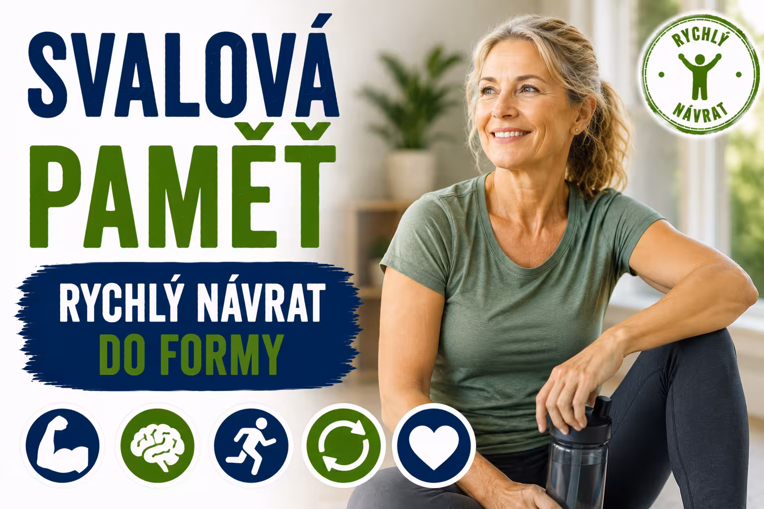 Svalová paměť pod lupou: Proč se po delší pauze (např. kvůli nemoci nebo dovolené) vrátíte do formy bleskově rychle