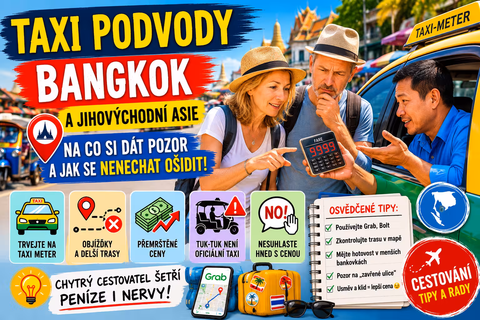 Taxi podvody v Bangkoku: jak se nenechat obrat | Levita.cz