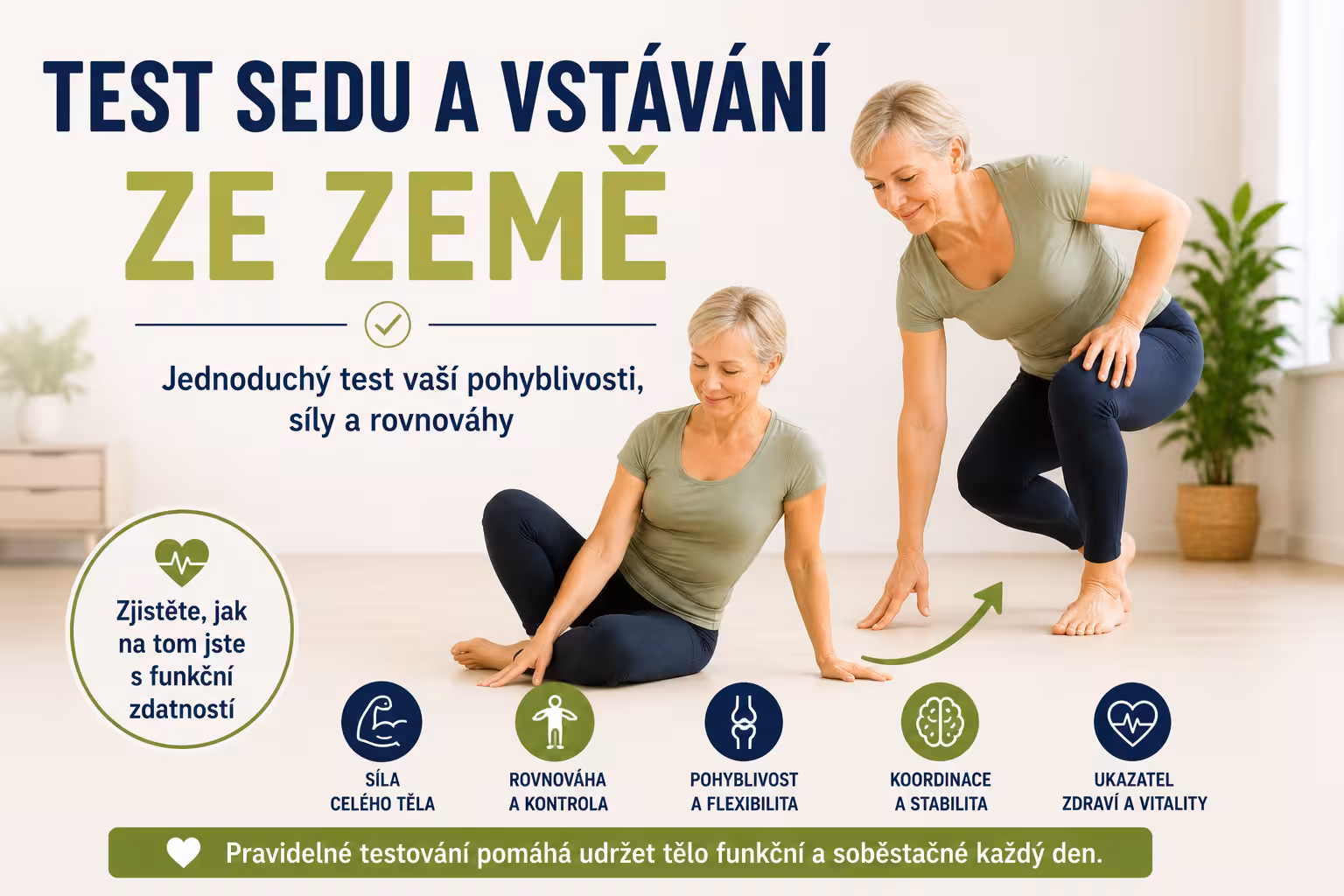 Test sedu a vstávání ze země | Levita.cz