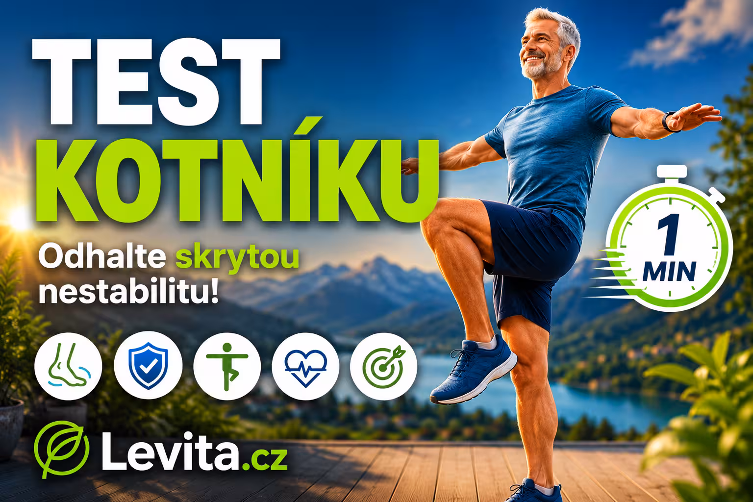 Test stability kotníku: Jak odhalit skrytou nestabilitu, která způsobuje chronické výrony, bolesti kolen a zad