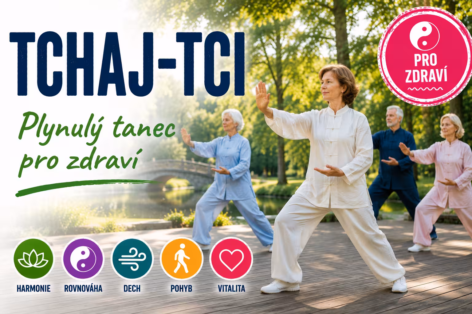 Tchaj‑tči – plynulý tanec pro zdraví a rovnováhu