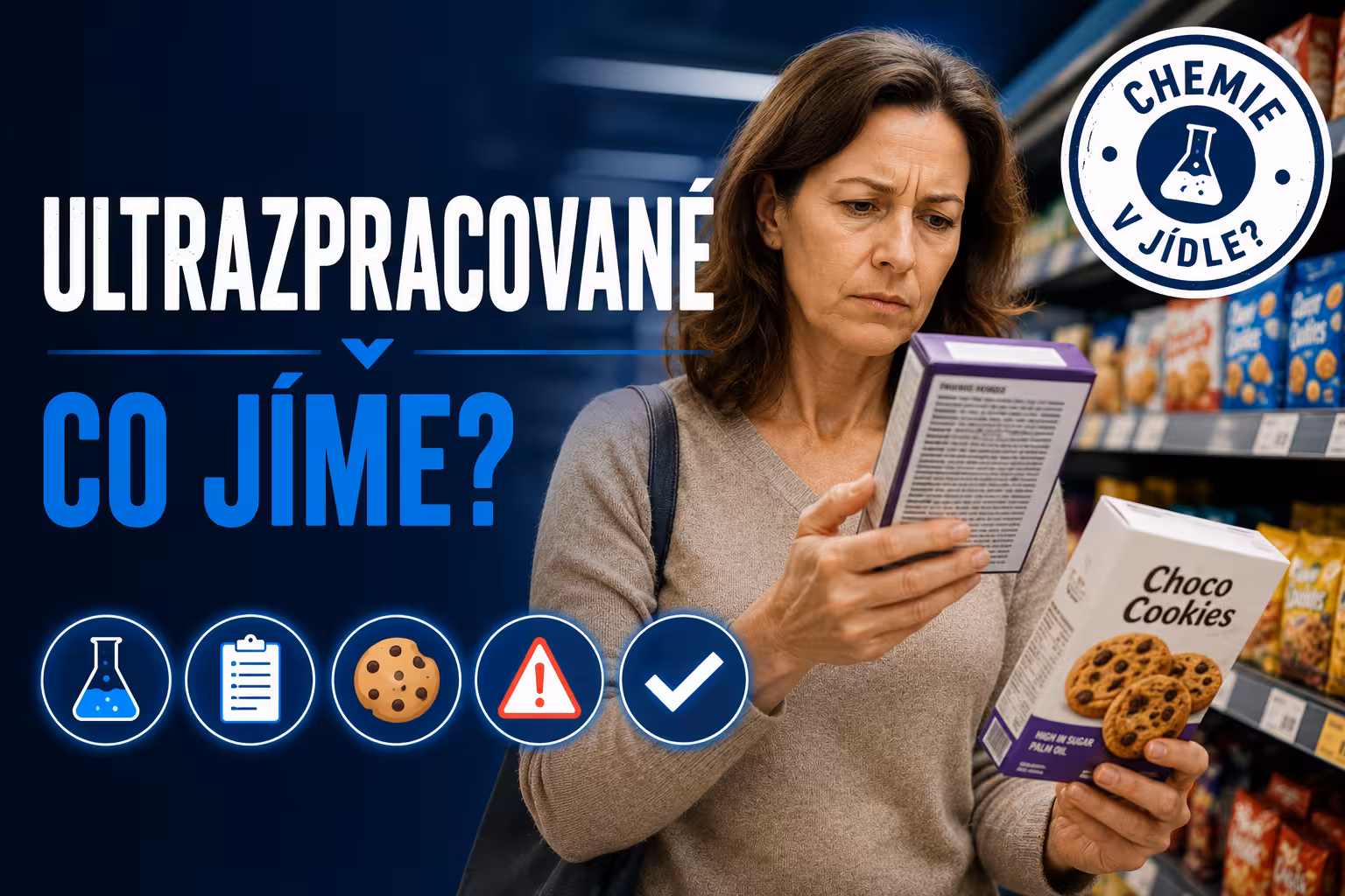 Většina vašeho talíře není jídlo, ale chemie. Tohle jsou čísla, která vás probudí
