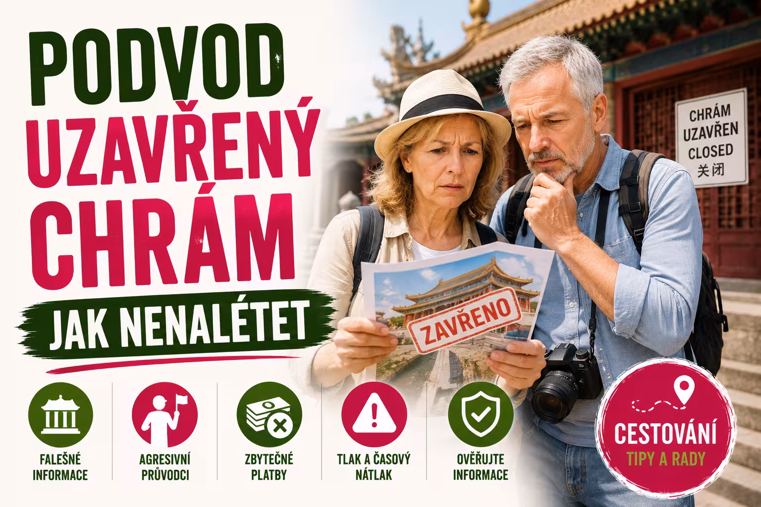 Podvod s „uzavřeným chrámem“ – jak vás nalákají do předražených obchodů