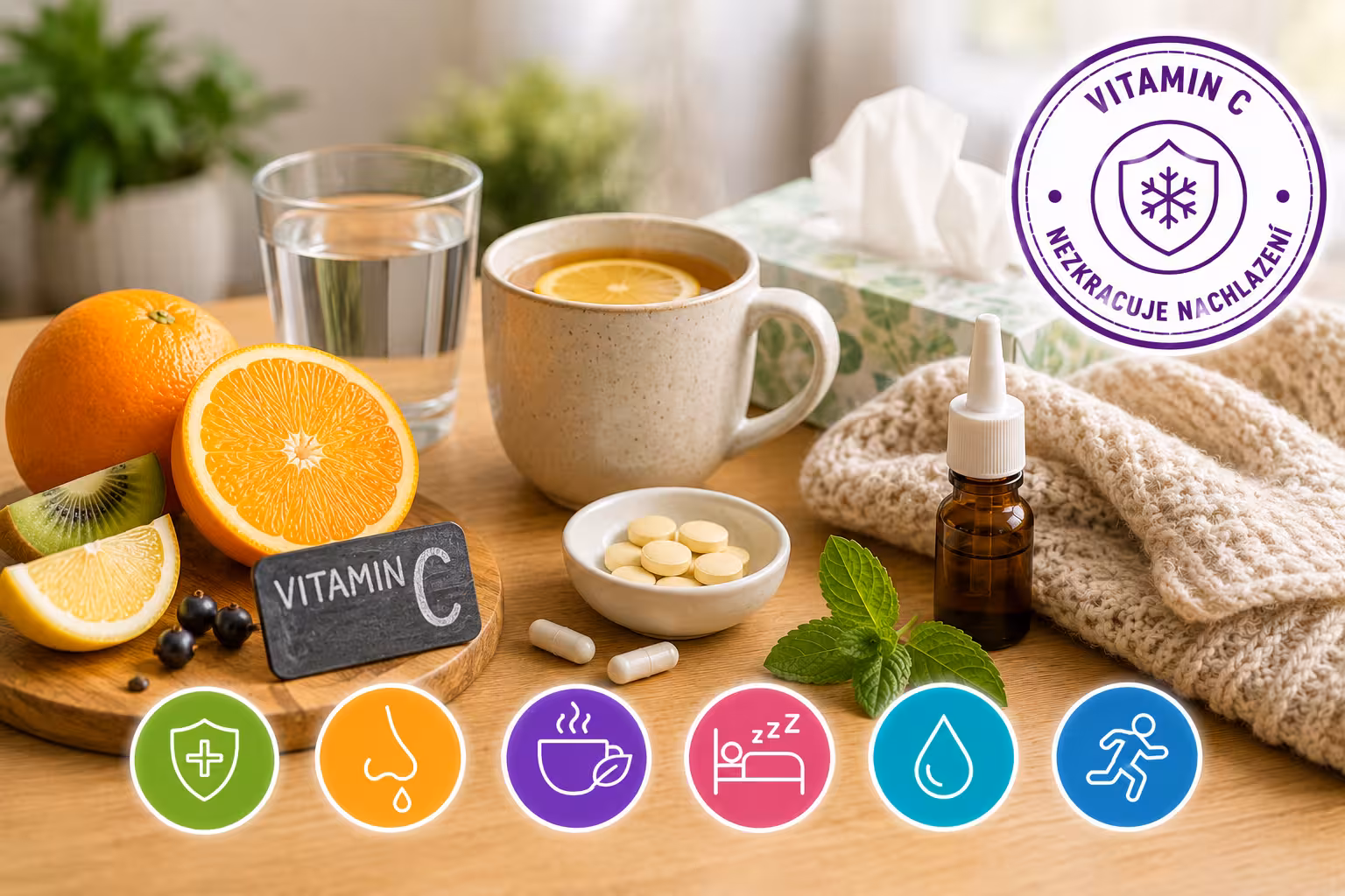 Vitamin C nezkracuje nachlazení — co pomáhá | Levita.cz