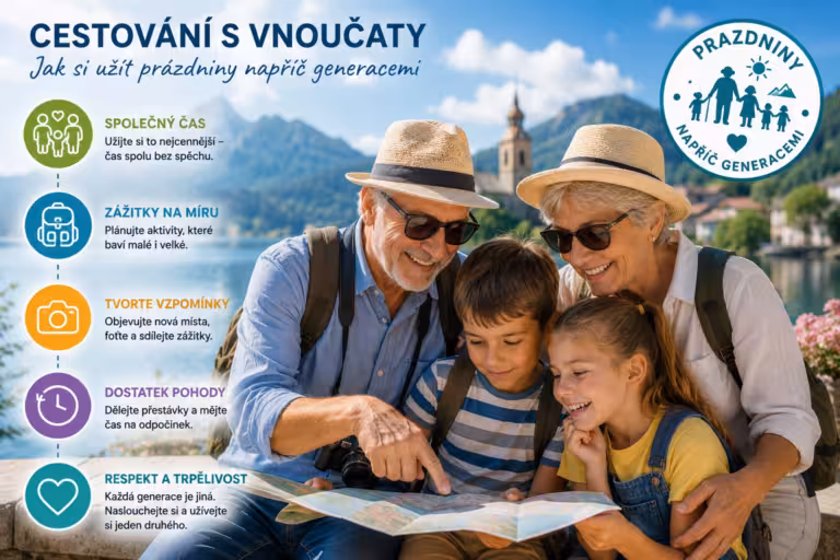Cestování s vnoučaty: Jak si užít prázdniny napříč generacemi