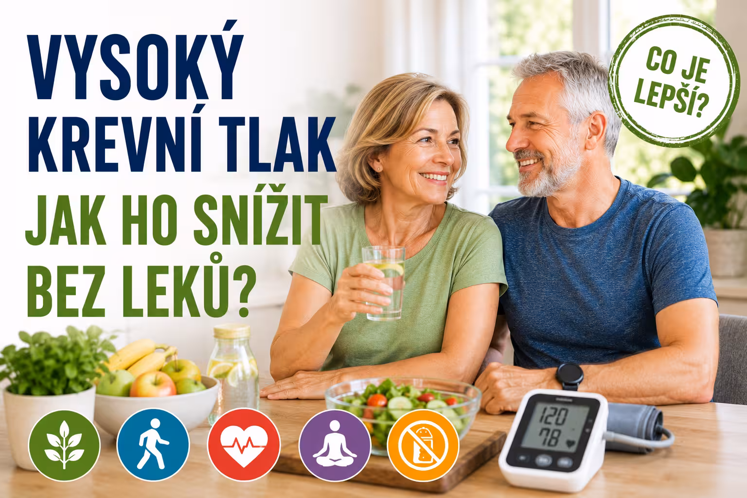 Vysoký krevní tlak (hypertenze) – tichý zabiják, kterého se můžete zbavit i bez léků