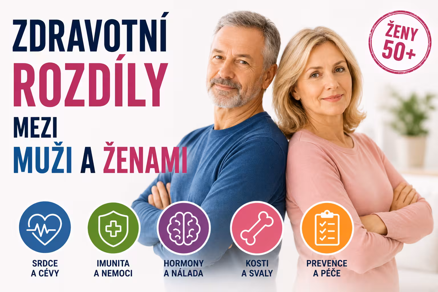Zdravotní rozdíly mezi muži a ženami | Levita.cz