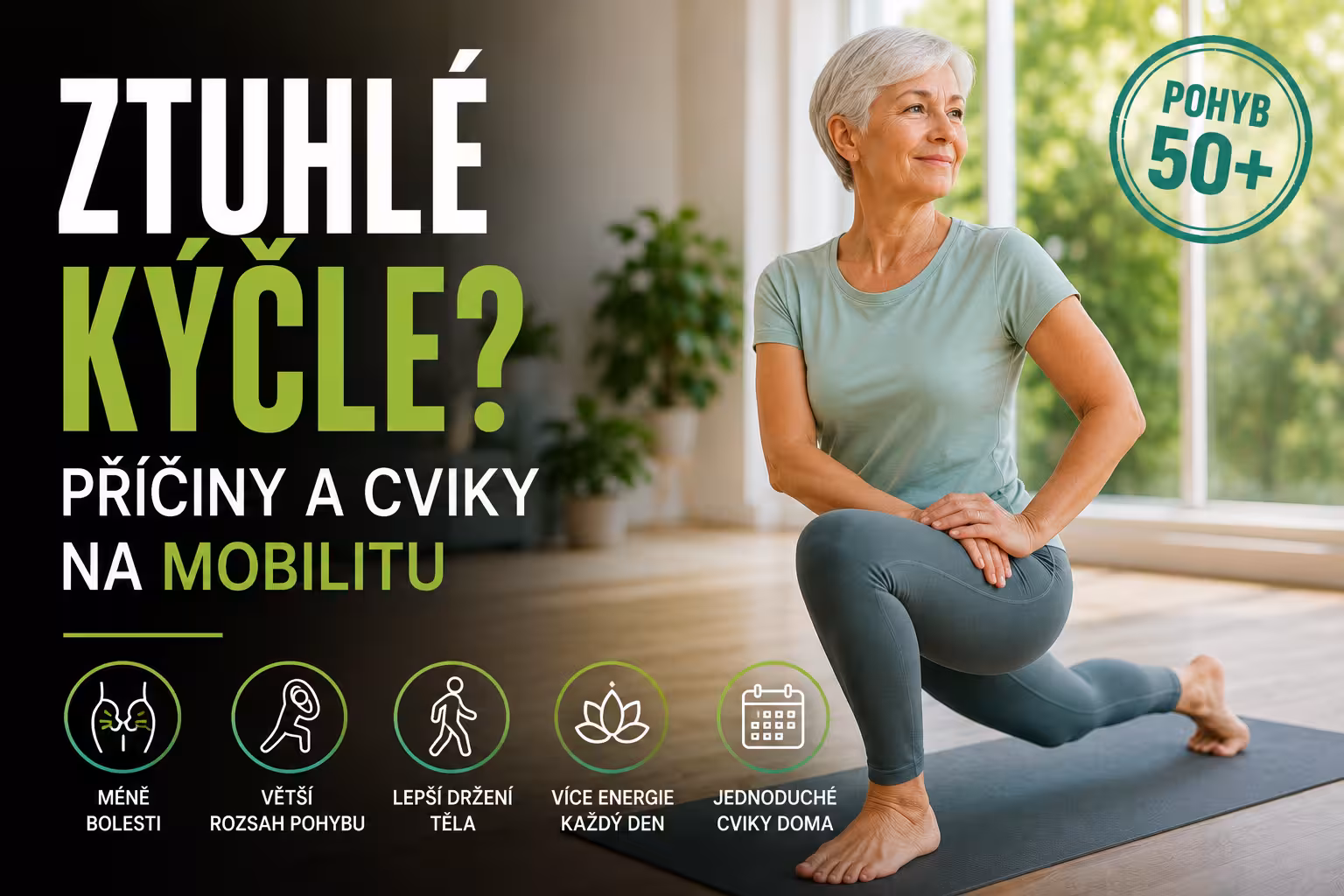 Ztuhlé kyčle: příčiny a cviky na mobilitu | Levita.cz