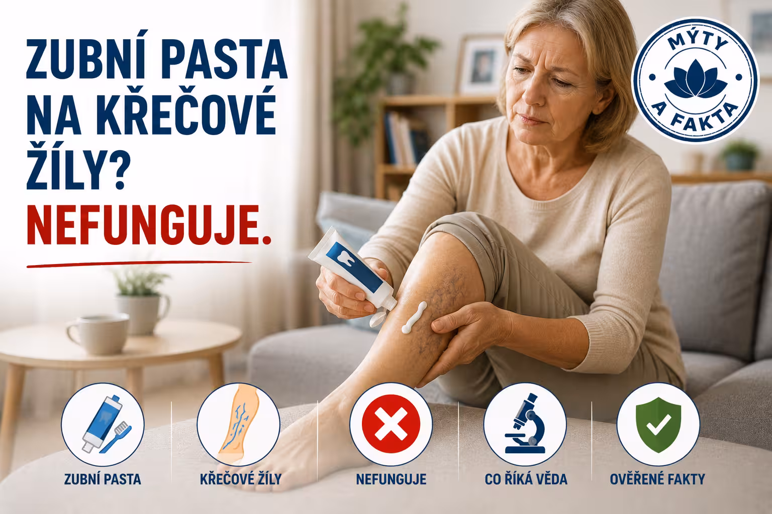 Zubní pasta na křečové žíly nefunguje | Levita.cz